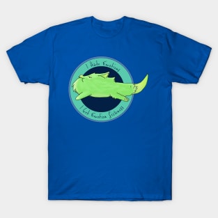 I Hate Emotions, I Get Emotion Sickness - El Pufo Verde - Green :: Imaginary Creatures T-Shirt